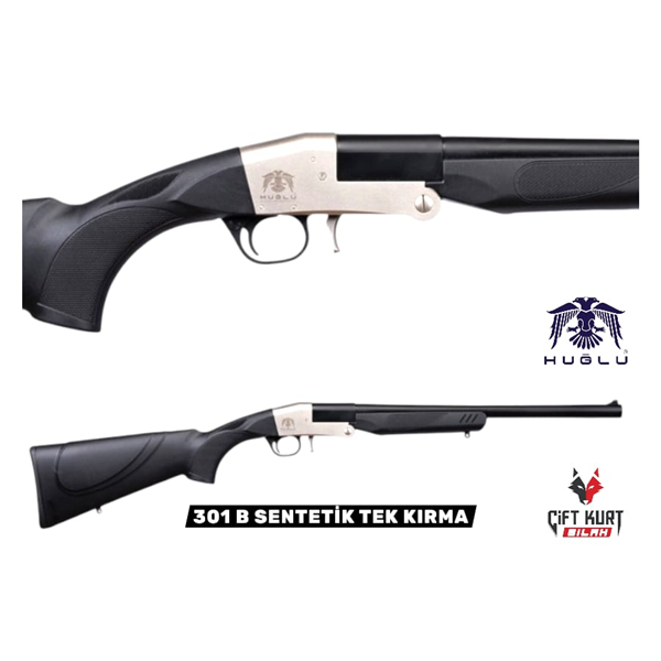 Huğlu 301 B Sentetik Tek Kırma Yivsiz Av Tüfeği